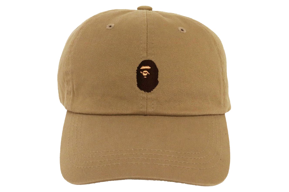 Pre-owned Bape One Point Panel Cap Beige