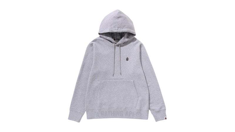 BAPE One Point Pullover Hoodie Gray