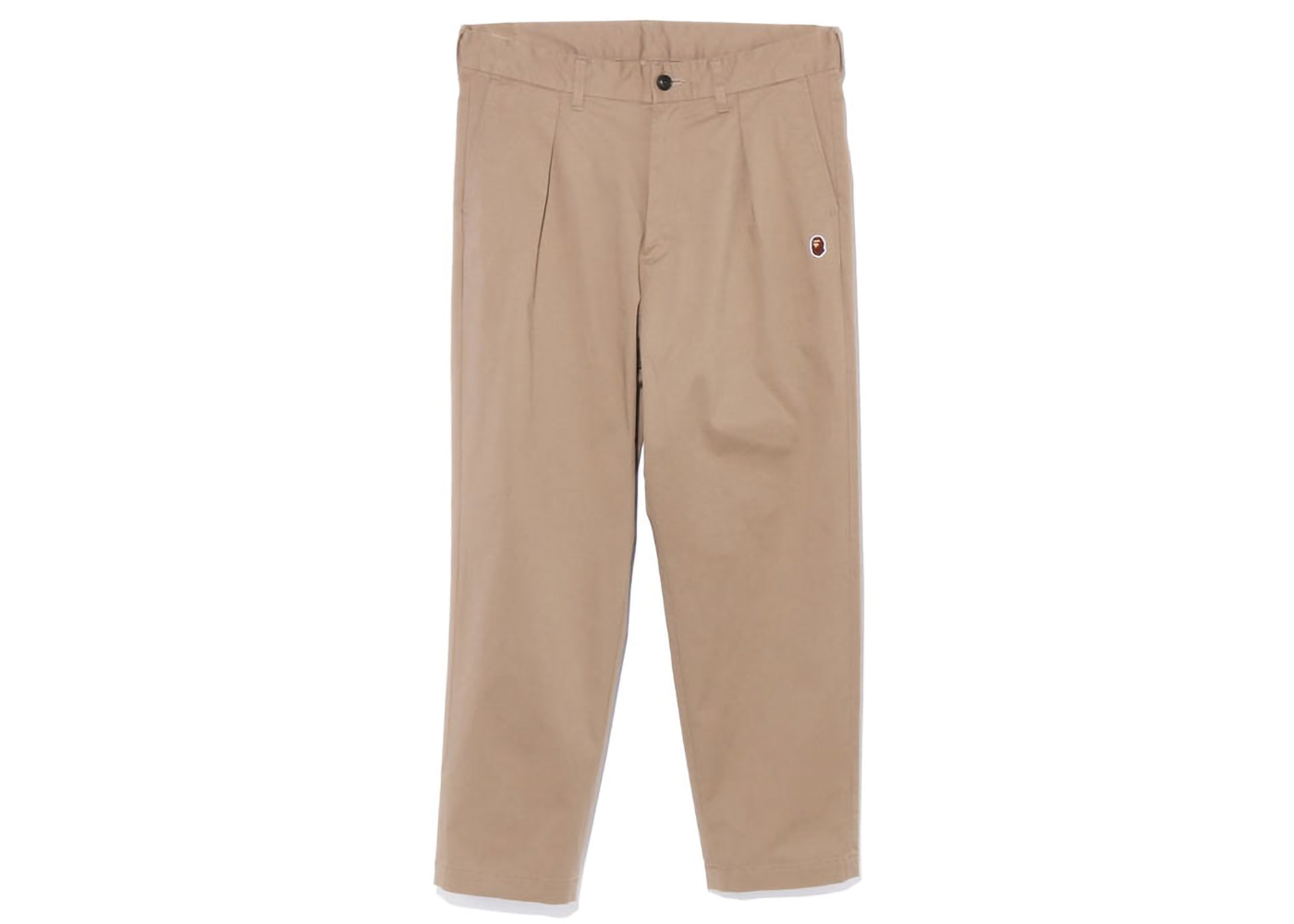 BAPE One Point Relaxed Fit Chino Pants Beige - FW22 Men's - US