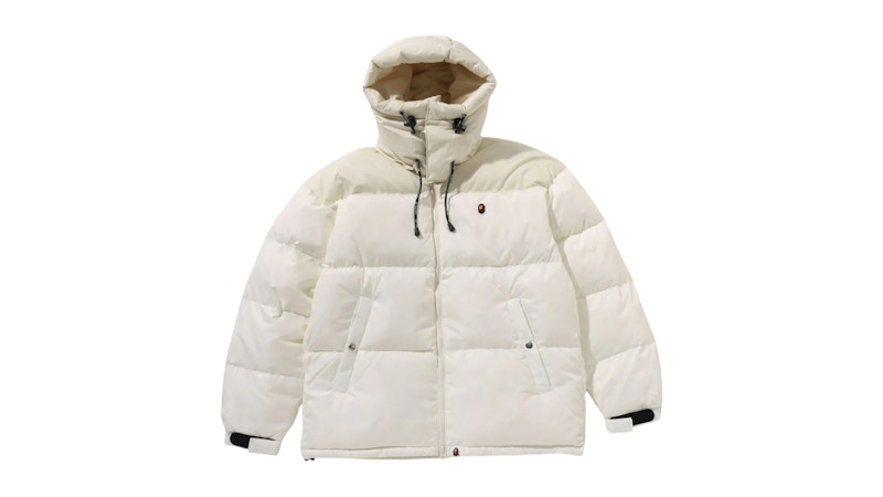 Piumino BAPE One Point Relaxed Fit Avorio