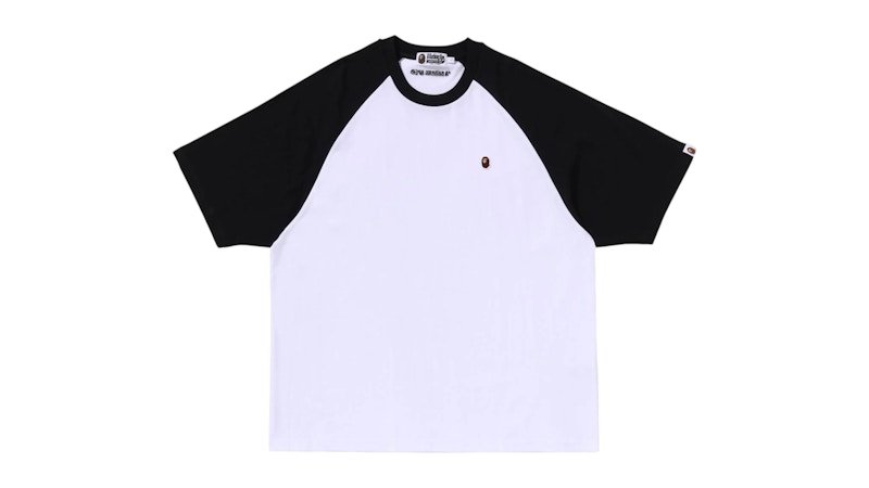BAPE One Point Relaxed Fit Raglan Tee (FW25) White
