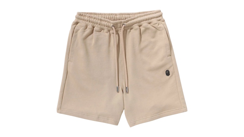 BAPE One Point Relaxed Fit Sweat Shorts Beige