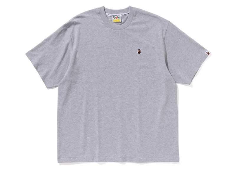 BAPE One Point Relaxed Fit Tee Gris