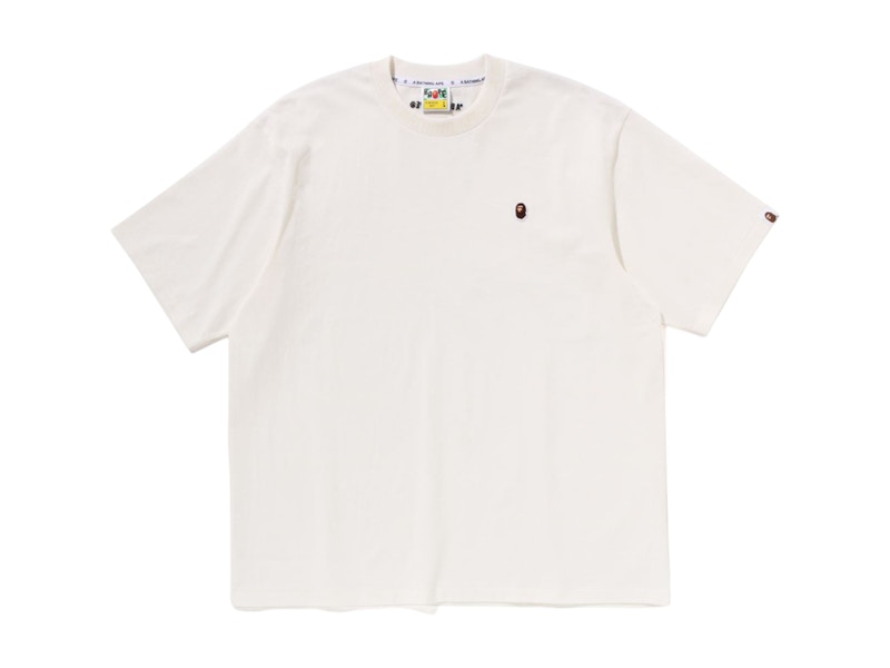 BAPE One Point Relaxed Fit Tee (SS25) Ivory