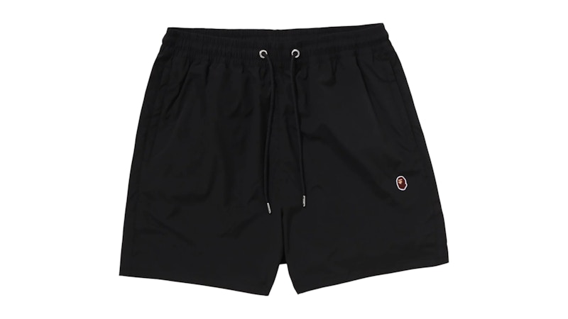BAPE One Point Relaxed Fit Water Shorts Black