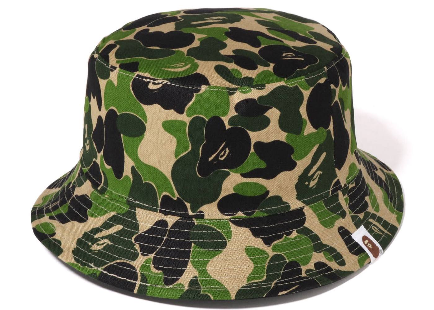 BAPE One Point Reversible Bucket Hat Black/Green Men's - SS23 - GB