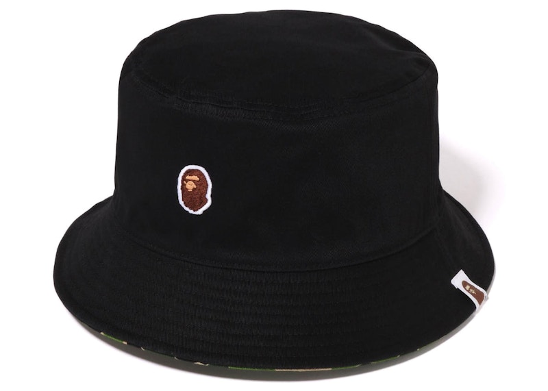 Bape bucket sales hat black