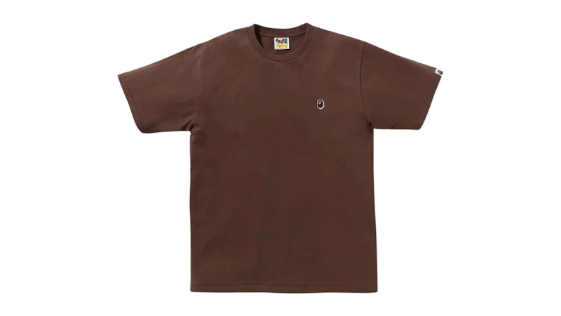 BAPE One Point Tee Brown