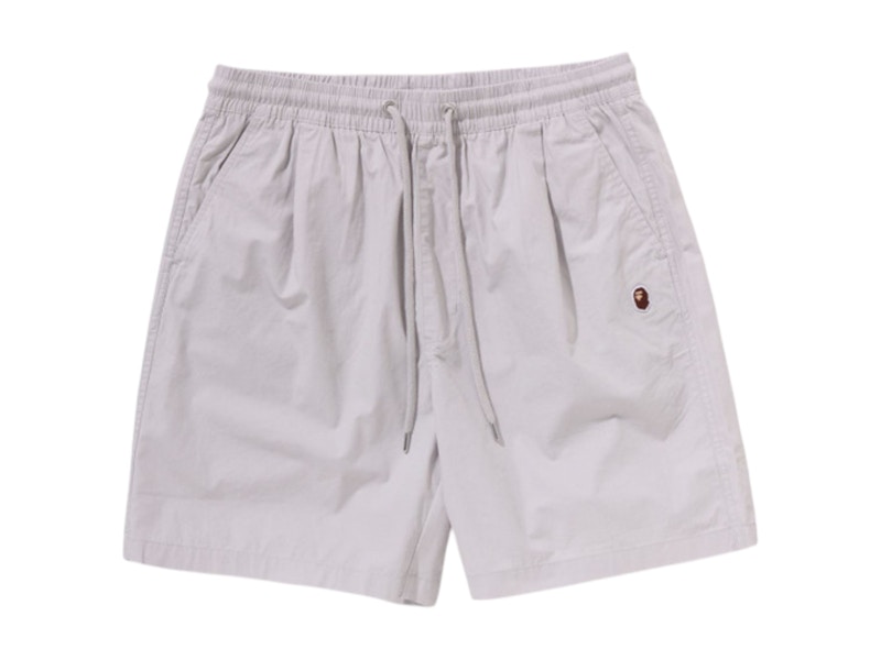 BAPE One Point Twill Relaxed Fit Pantaloncini Grigio