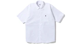 BAPE One Point Wide Fit S/S Shirt White