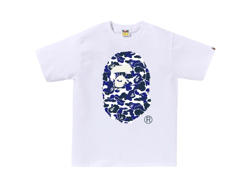 Pre-owned Bape Men's  Online Exclusive Big Ape Head C Tee Shirt In White