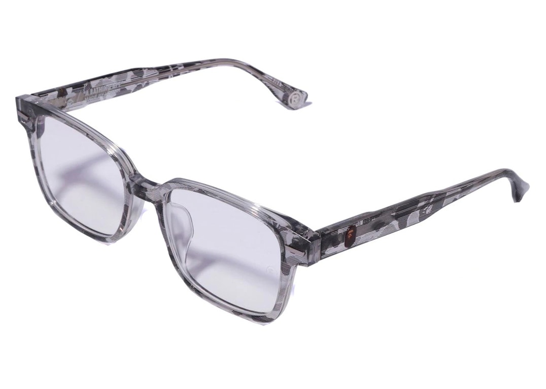 Pre-owned Bape Optical 3 Flame Sunglasses Grey