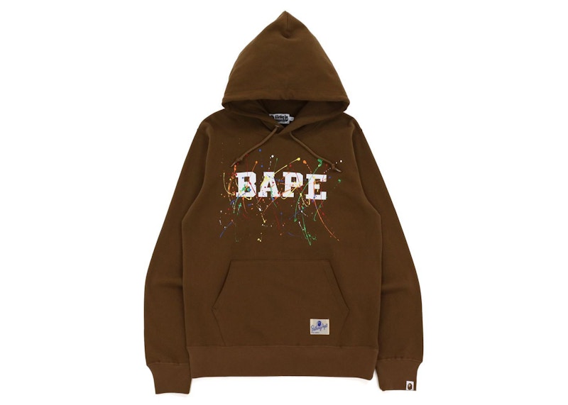 Tan bape outlet hoodie