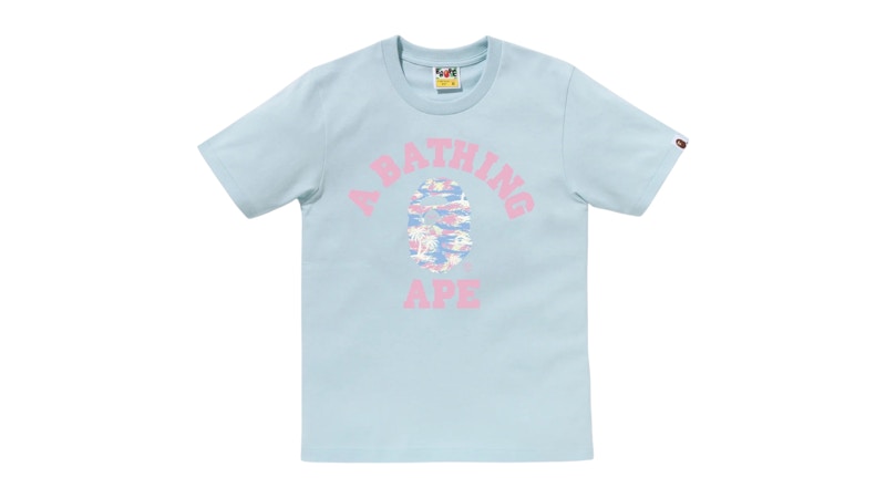 A BATHING APE® Palm Tree Camo College Tee | Bape official