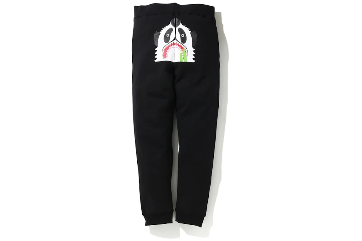 BAPE Panda Slim Sweatpants Black