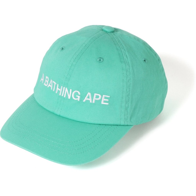 Pre-owned Bape Men's Pastel Panel Cap In Green