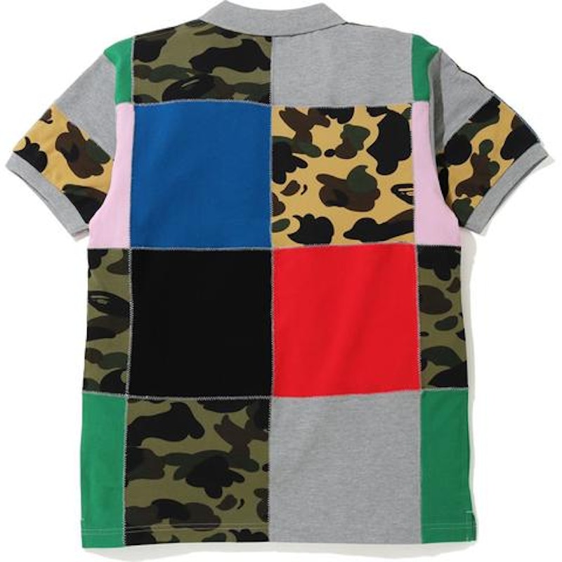 Patchwork polo outlet shirt