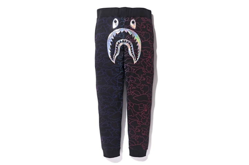 BAPE Pencil Camo Shark Slim Sweatpants Black Men's - US