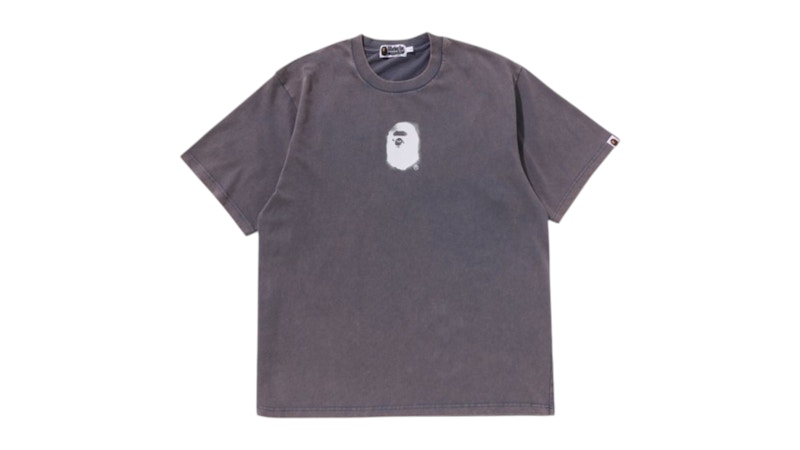 ◆BAPE◆ Pigment Print Ape Head Relaxed Fit T-Shirt M CHARCO BAPE Pigment Print Ape Head Relaxed Fit Tee Charcoal Men's
