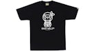 BAPE Pirate Baby Milo Tee Black