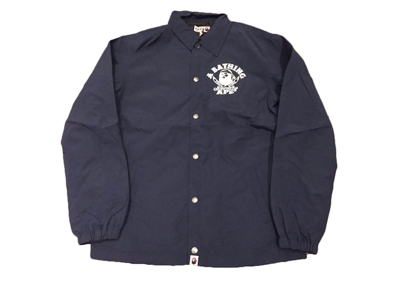 BAPE Pirate Store Coaches Jacket Navy