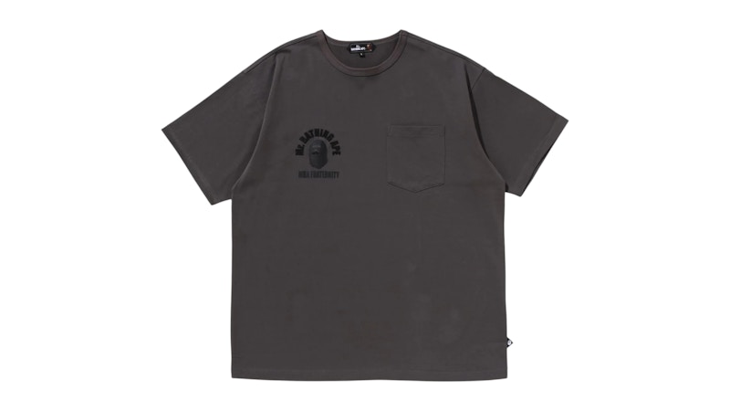 BAPE Pocket Print Tee Gray