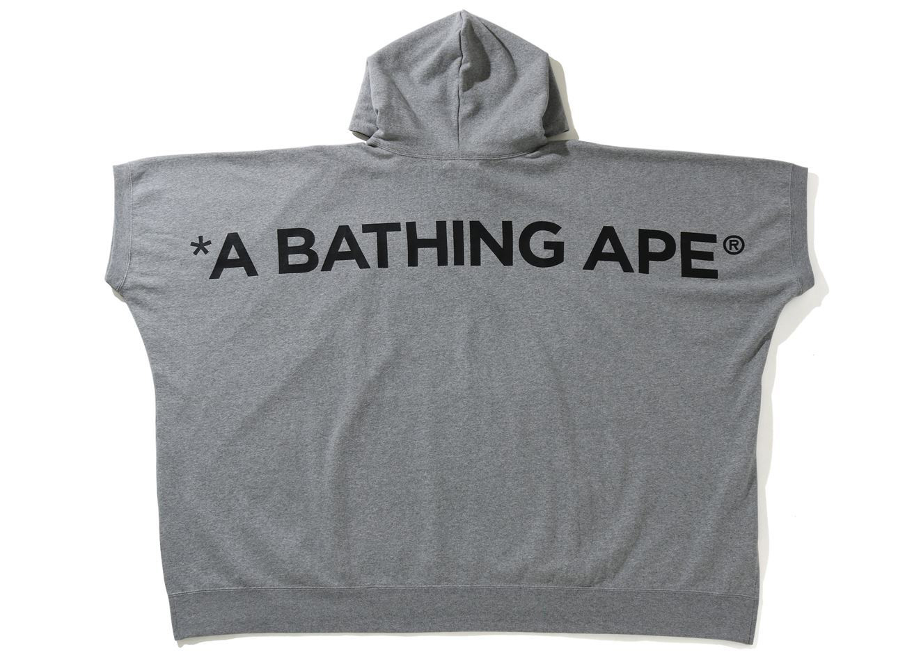 BAPE Poncho Pullover Hoodie Grey Men's - SS21 - US