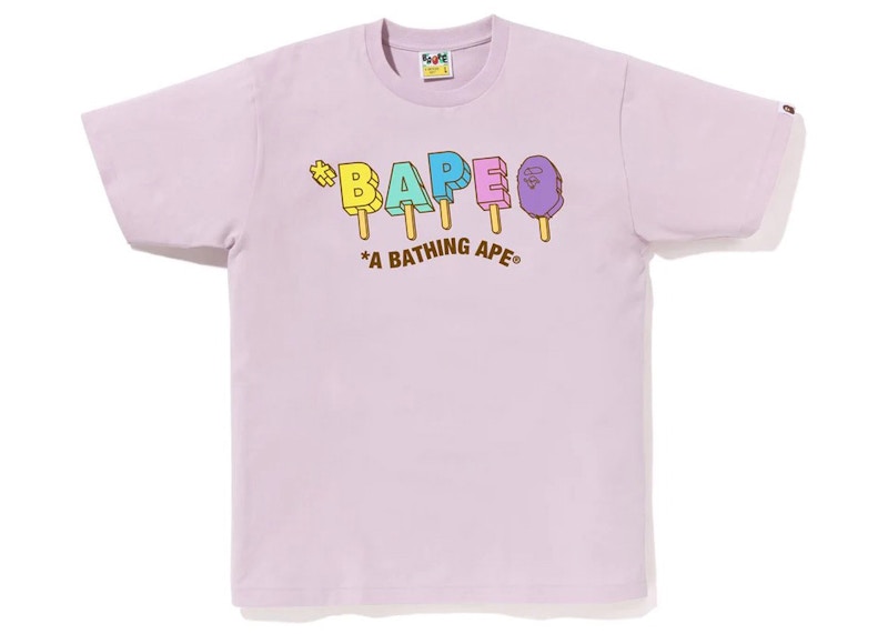 BAPE Camiseta Paleta Violeta