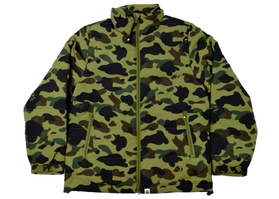 bape風pufferjacket-