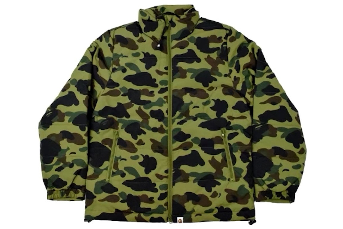 Pre-owned Bape Premium Happy New Year Puffer Jacket (ss22) Green