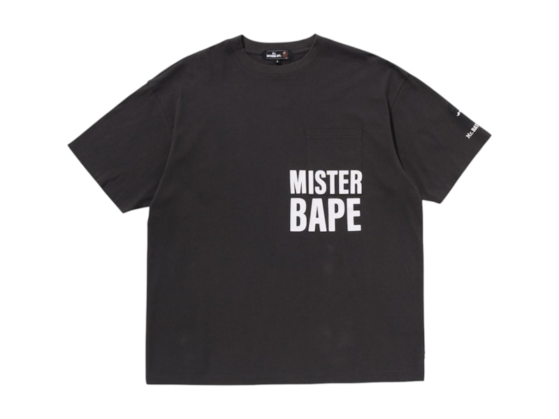 BAPE Print Pocket Tee Gray