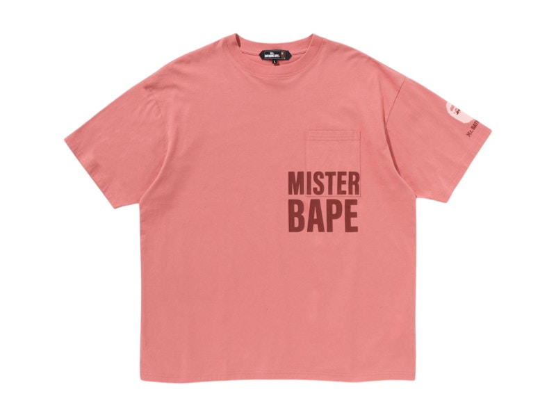 BAPE Print Pocket Tee Pink