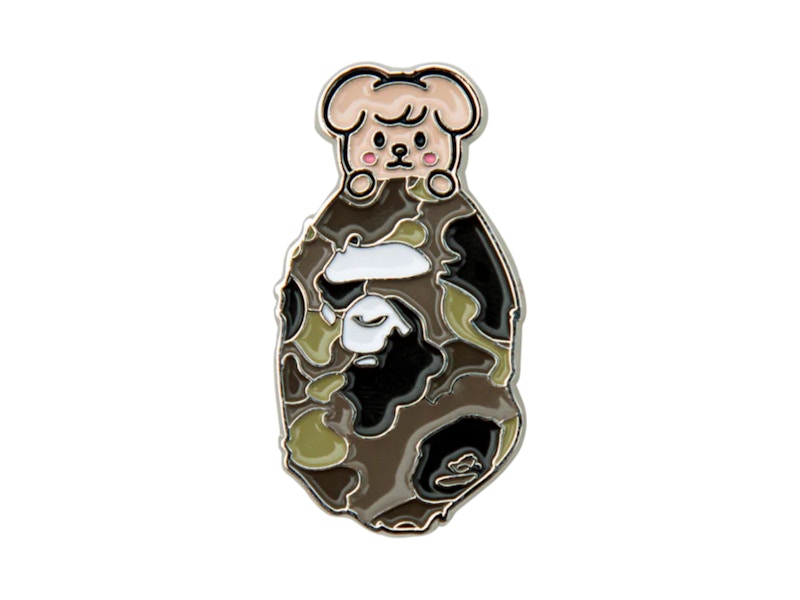 BAPE Puppym Metal Pin Beige