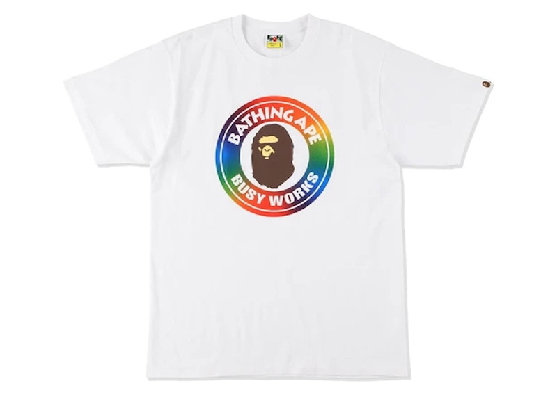 rainbow bape logo