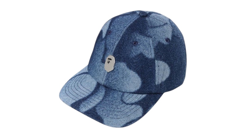 BAPE Rainbow Jacquard Metal Ape Head One Point Logo Pin Cap