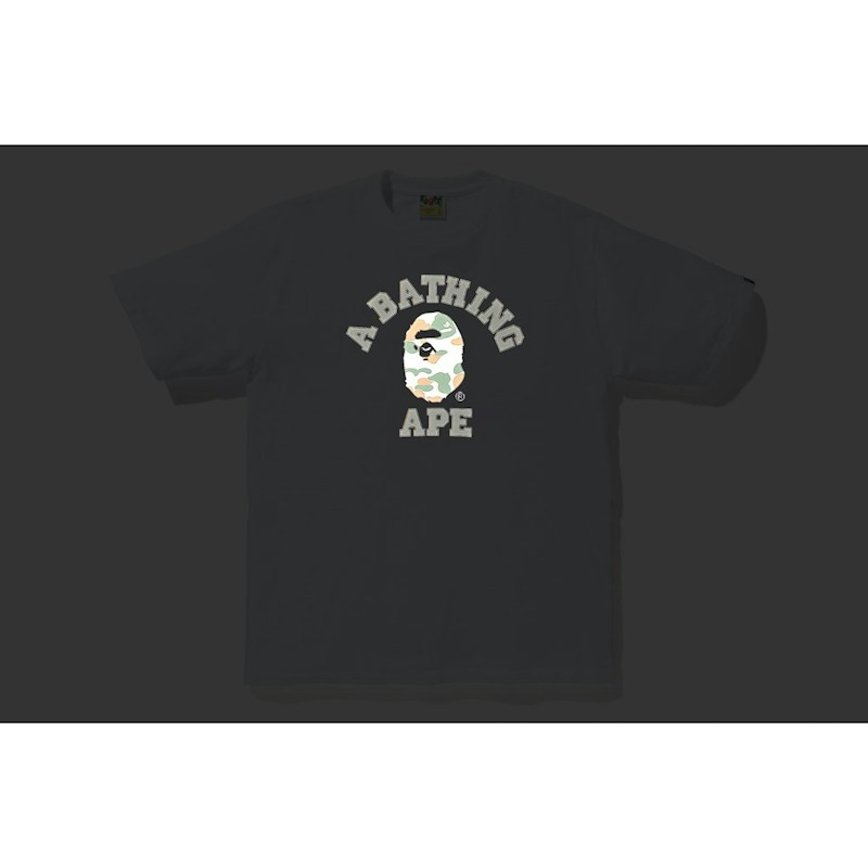 BAPE Reflector ABC College Tee White/Green