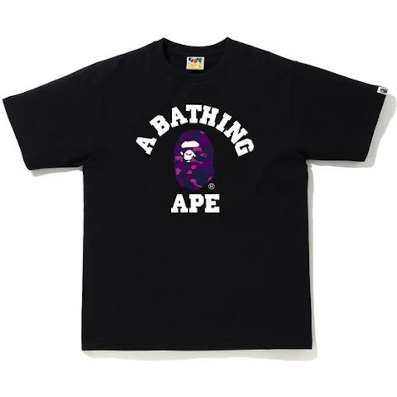 bape purple t shirt