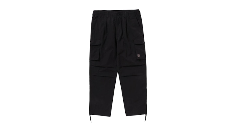 BAPE Ripstop 6 Pocket Relaxed Fit Pants Pants Black