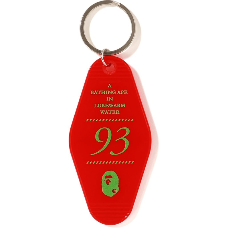 BAPE Room Keychain (SS19) Red
