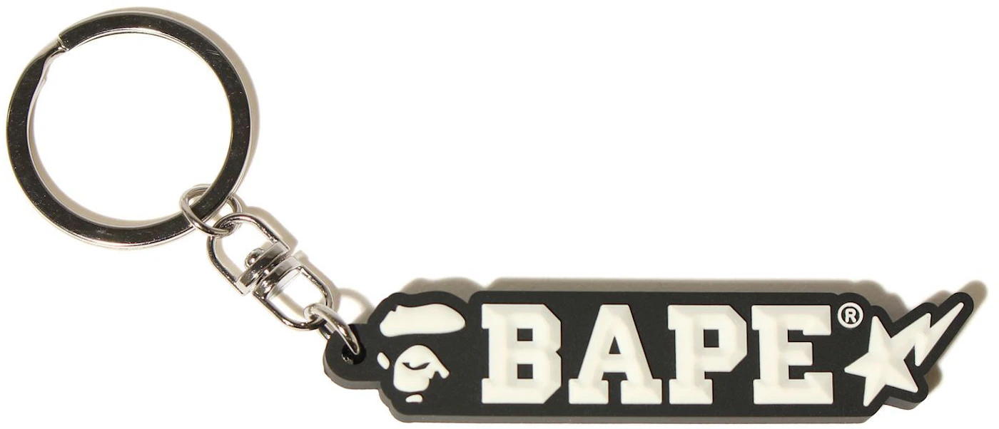 OFF-WHITE Rubber Industrial Keychain (SS19) Black/White Men's - SS19 - US