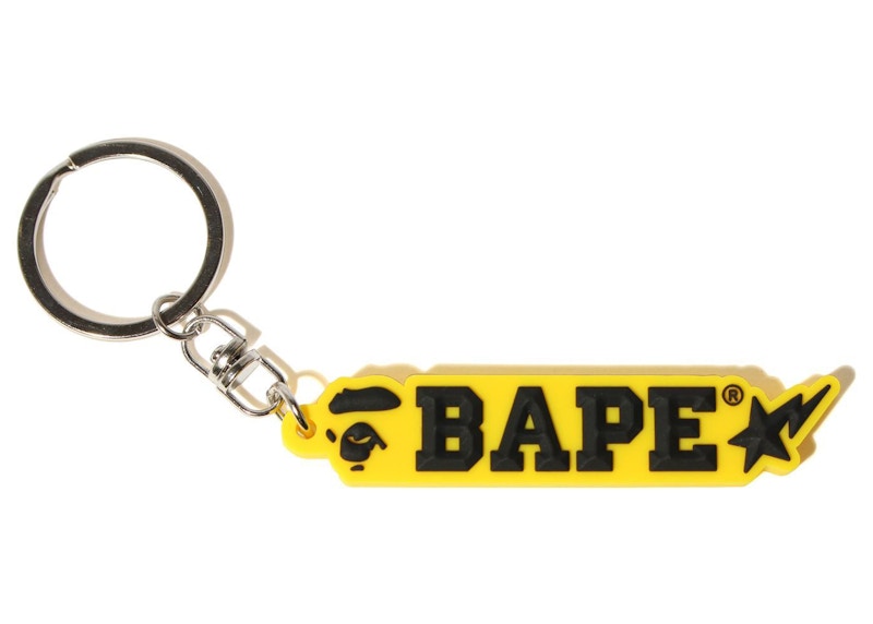 BAPE Rubber Keychain Black Men's - FW21 - US