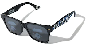 BAPE STORE Sunglasses Black/Blue