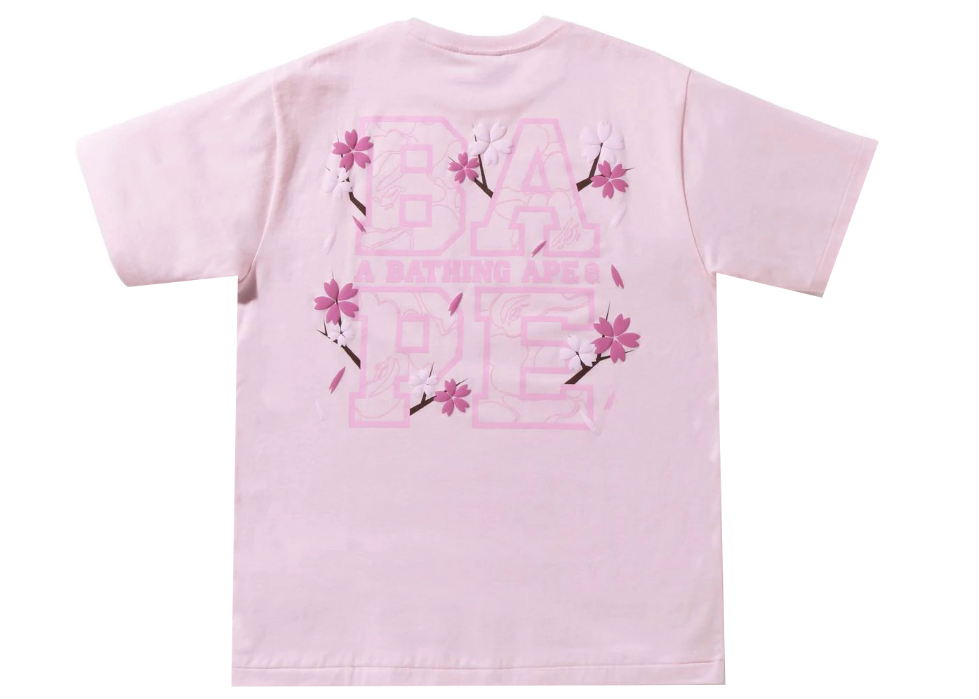 BAPE Sakura Tee Pink Men's - SS22 - GB
