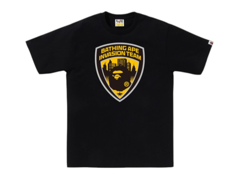 BAPE Security Emblem Tee Black