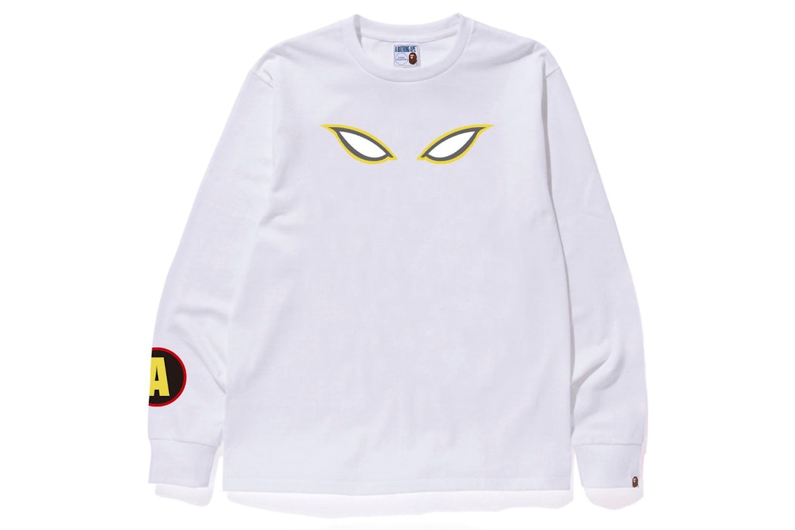 Pre-owned Bape Shadow L/s Tee White