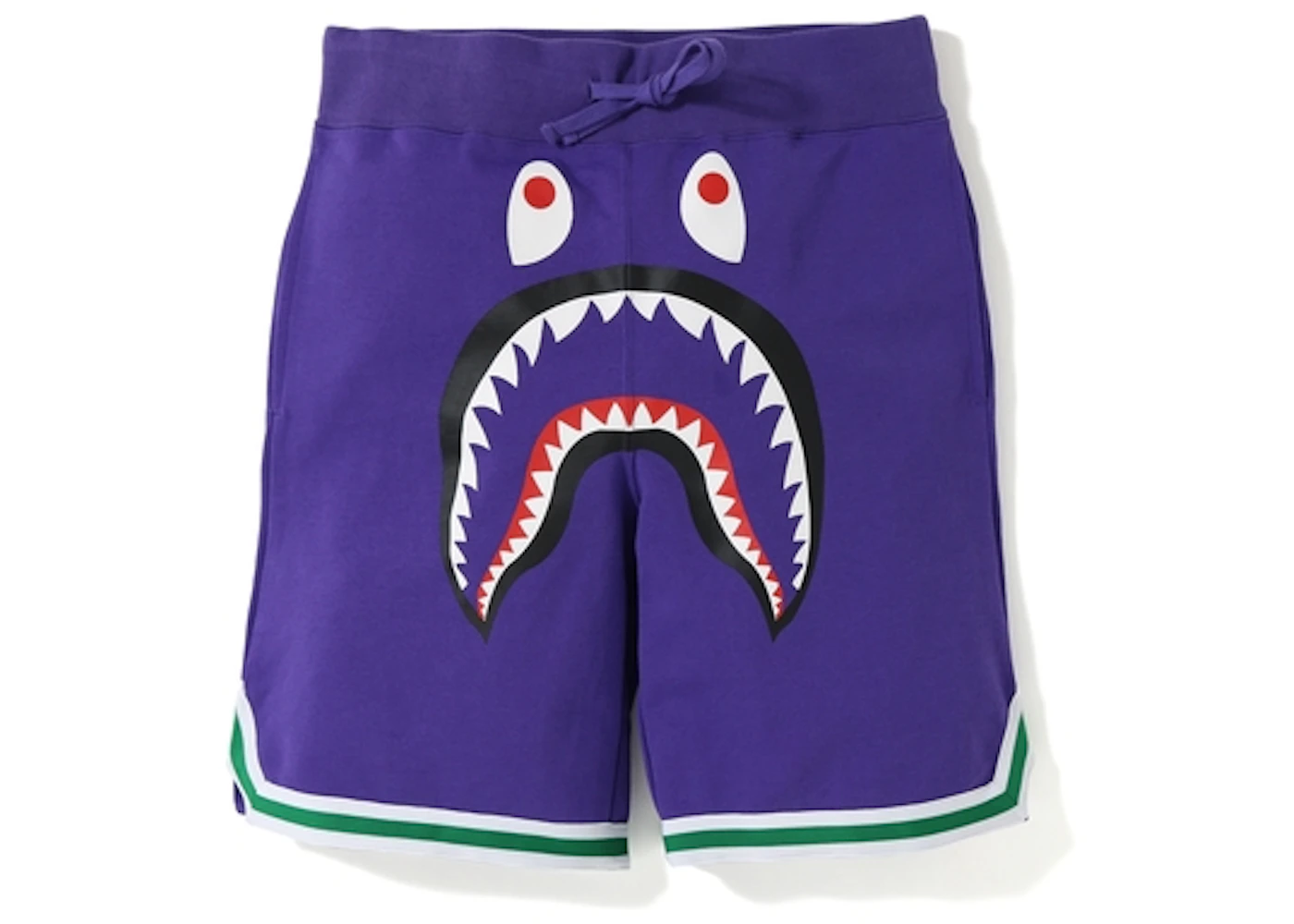 BAPE Shark Basketball Sweat Shorts Purple Men's SS19 US