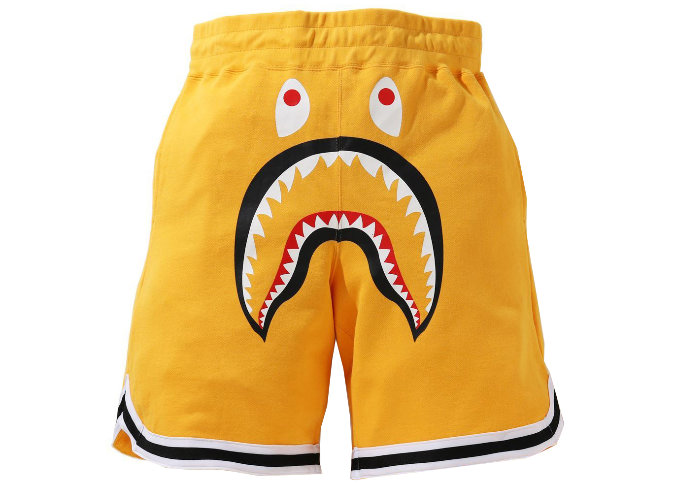 BAPE Shark Basketball Sweatshort Yellow - SS21 Men's - US