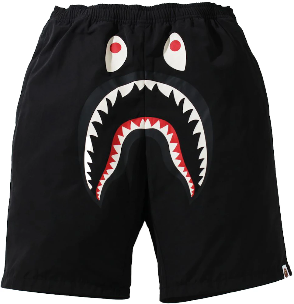 BAPE Shark Beach Shorts (SS21) Black Men's - SS21 - US