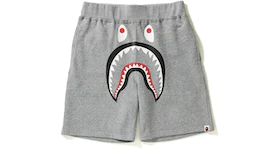 BAPE Shark Camo Back Pocket Sweat Shorts Grey