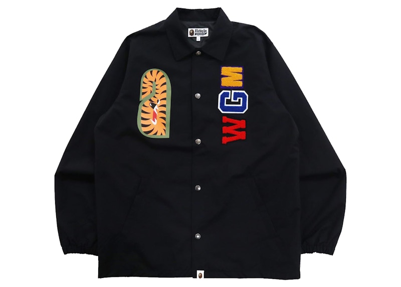 BAPE Shark Coach Jacket Black Men's - FW21 - US